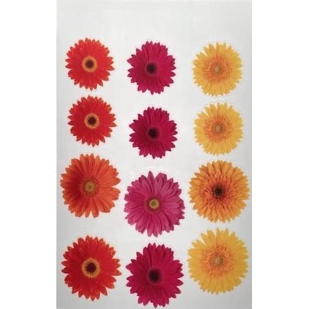 Kleine Wolke Stickervel Bloemen | Handgemaakte Verjaardagskaart Decoratie - Plakboek Stickers - Uitnodigingen voor feesten - Briefpapier